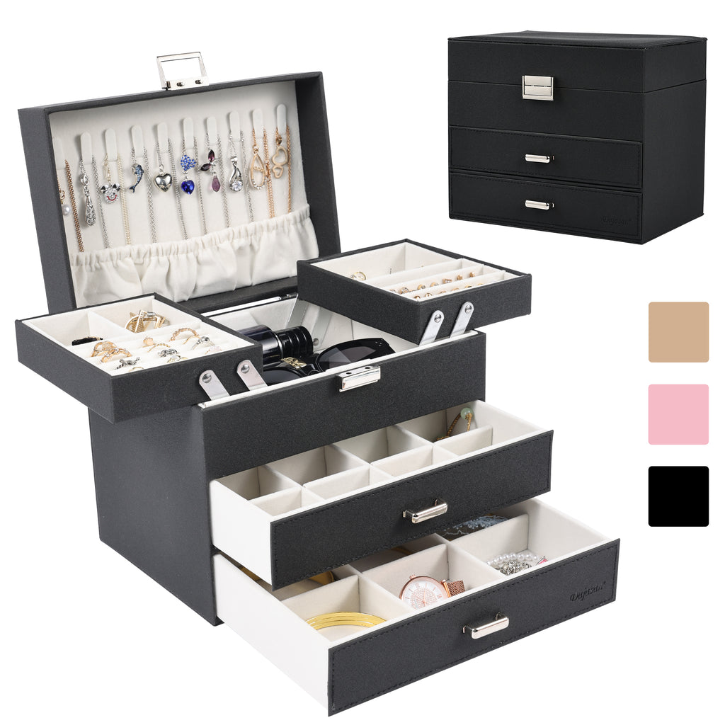 Compact Jewelry Organizer with Smart Layout(Silver)