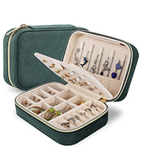 Portable Velvet Travel Jewelry Storage Box