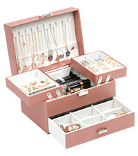 Expandable and compact jewelry storage box