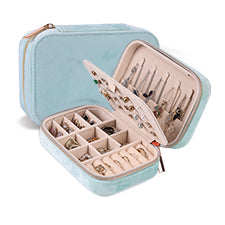 Portable Velvet Travel Jewelry Storage Box