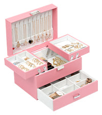 Expandable and compact jewelry storage box
